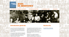 Desktop Screenshot of juifs-en-resistance.memorialdelashoah.org